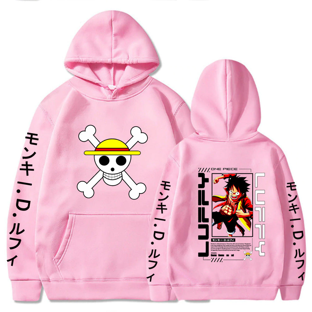 Luffy Mugiwara Printed Hoodie | One Piece