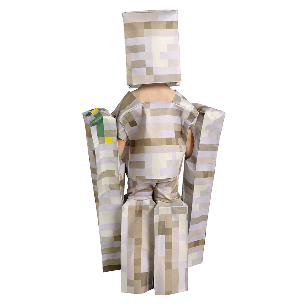 Minecraft Golem Kids Cosplay Costume | Halloween Outfit