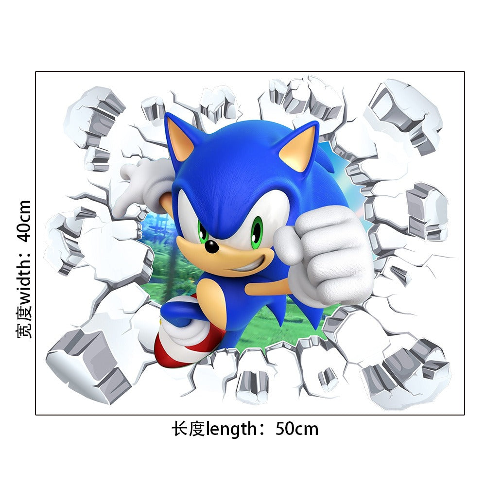 Sonic & Mario Anime Sticker Pack | PVC Decoration Stickers