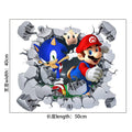 Sonic & Mario Anime Sticker Pack | PVC Decoration Stickers