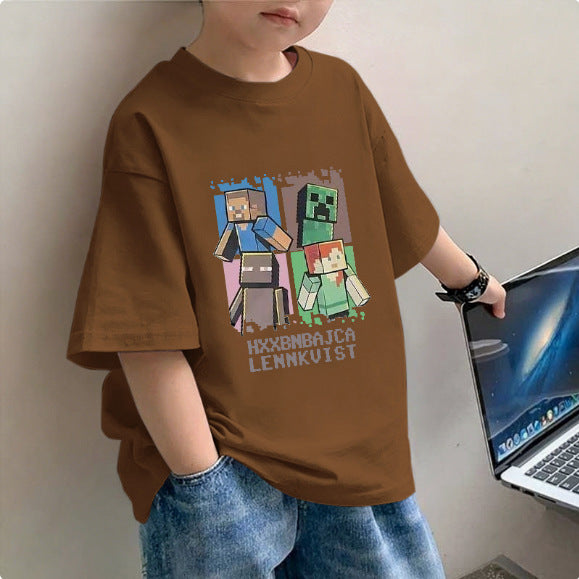 Minecraft Kids T-Shirt | Short Sleeve Graphic Tee