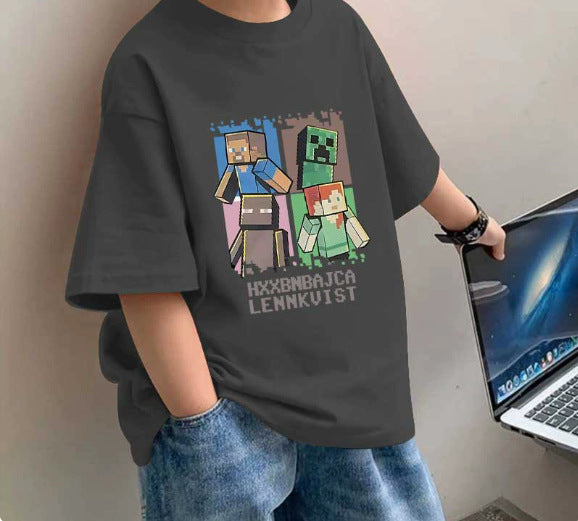 Minecraft Kids T-Shirt | Short Sleeve Graphic Tee