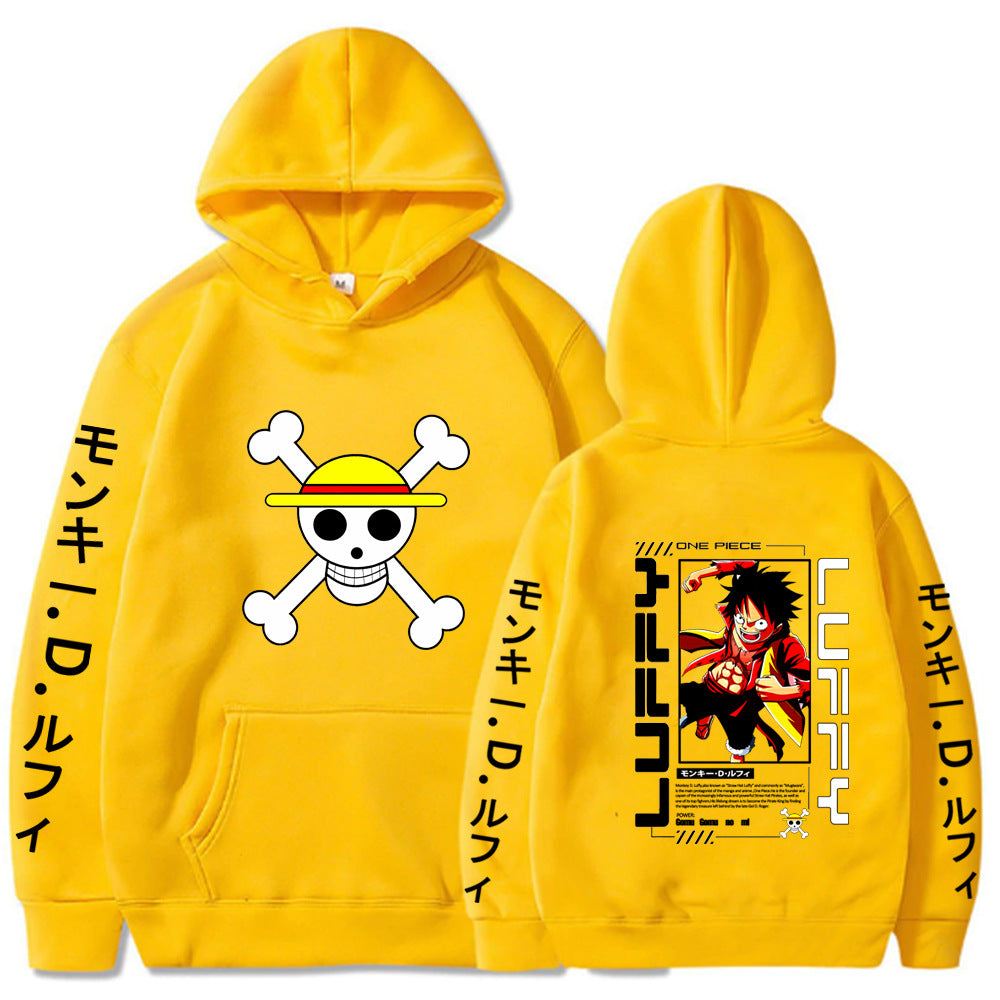 Luffy Mugiwara Printed Hoodie | One Piece