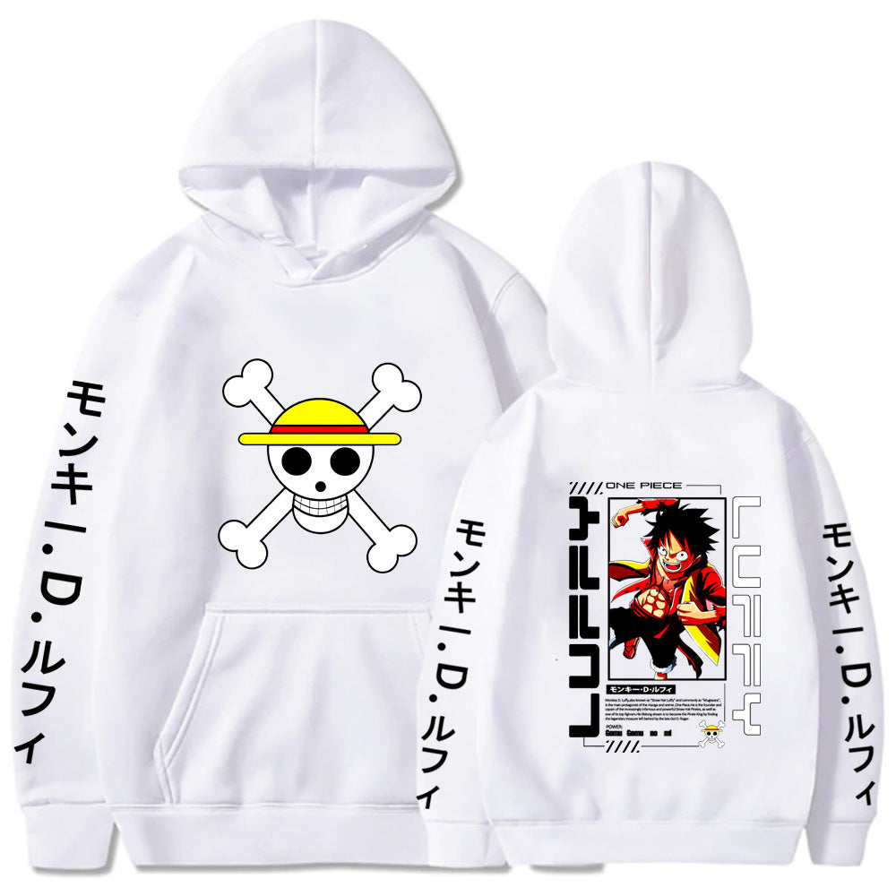 Luffy Mugiwara Printed Hoodie | One Piece
