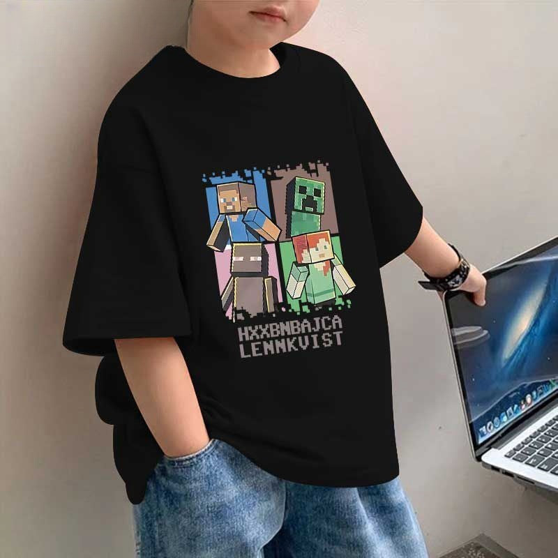 Minecraft Kids T-Shirt | Short Sleeve Graphic Tee