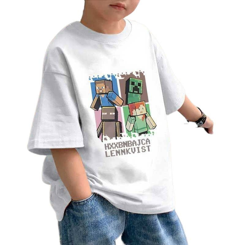 Minecraft Kids T-Shirt | Short Sleeve Graphic Tee