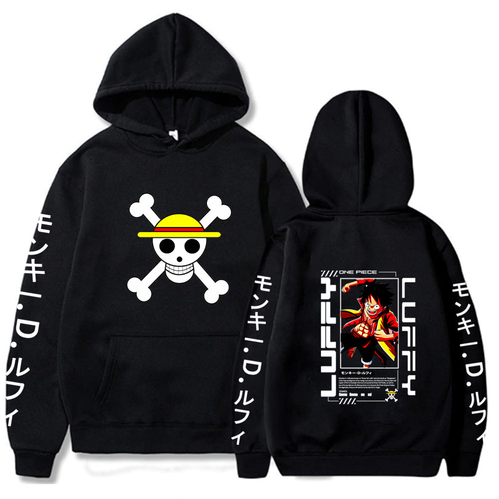 Luffy Mugiwara Printed Hoodie | One Piece