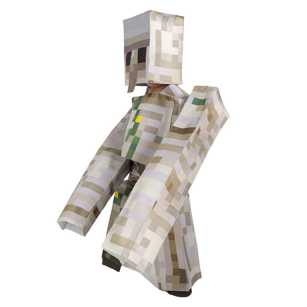 Minecraft Golem Kids Cosplay Costume | Halloween Outfit
