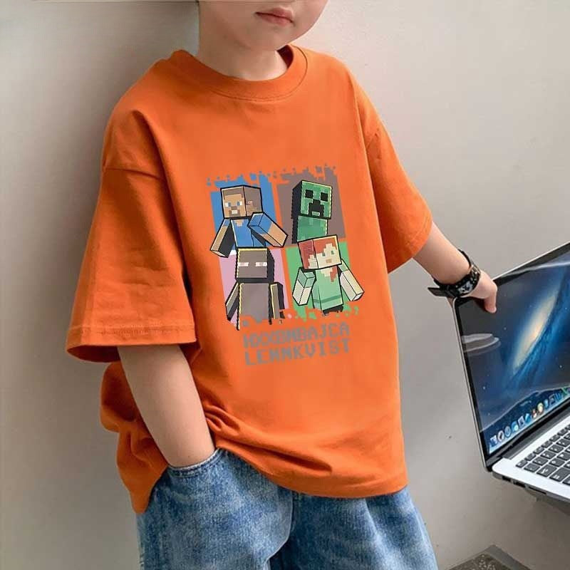 Minecraft Kids T-Shirt | Short Sleeve Graphic Tee