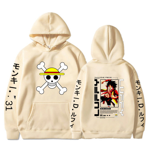 Luffy Mugiwara Printed Hoodie | One Piece