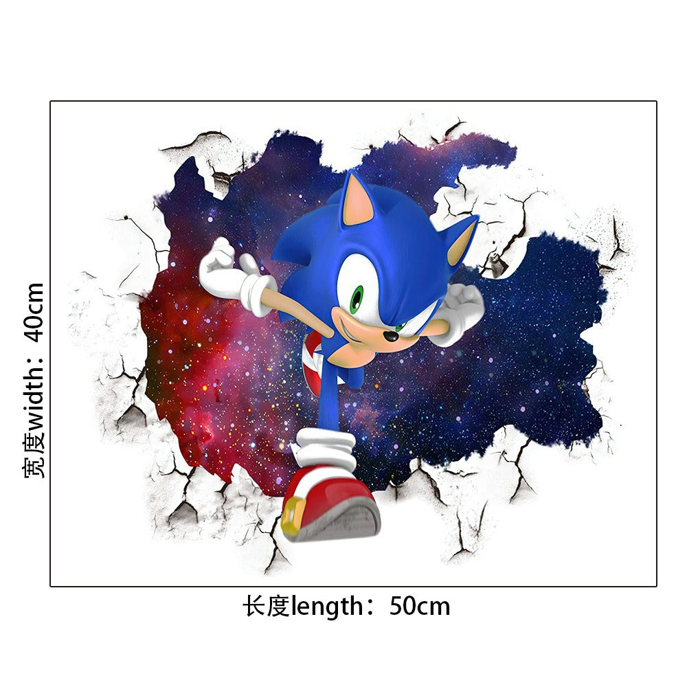 Sonic & Mario Anime Sticker Pack | PVC Decoration Stickers
