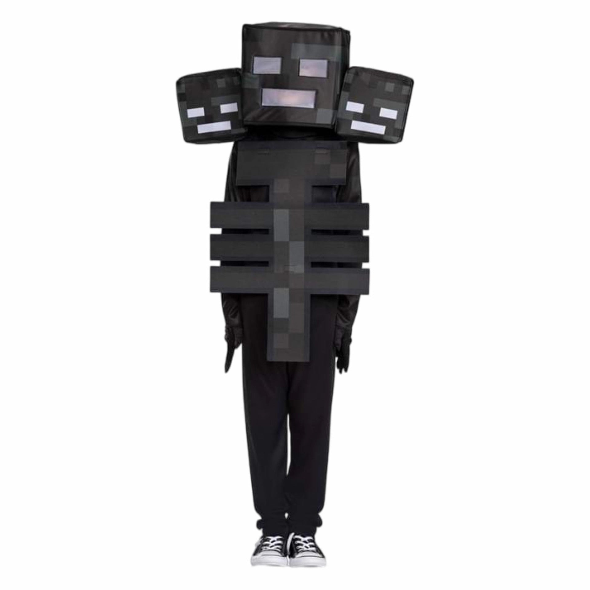 Skull Camouflage Kids Cosplay Costume Minecraft Game Performance Outfit Halloween Costume